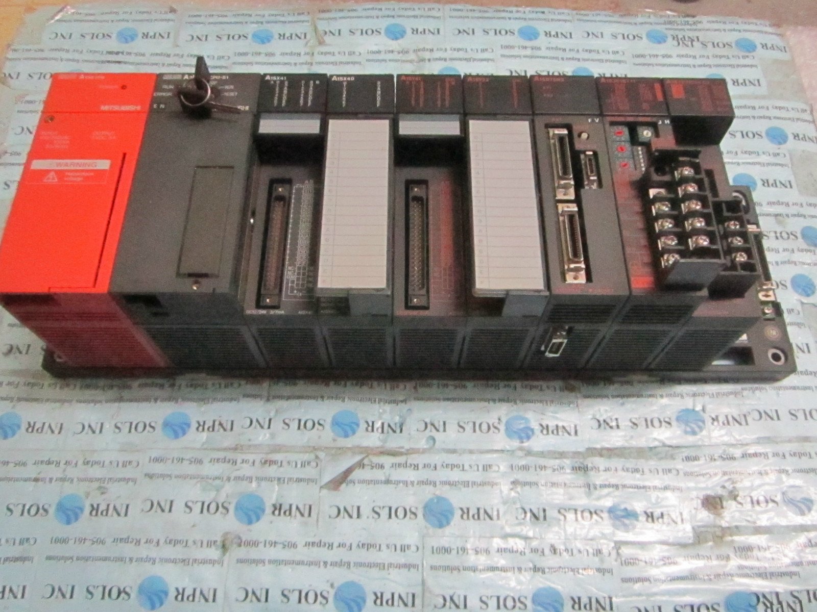 Mitsubishi-Melsec-A2USHCPU-A1SX40-A1SY41-A1SY22-A1SD75M2-A1SJ61BT11-A1SJ71UC24-R-151559007856 Mitsubishi Melsec A2USHCPU A1SX40 A1SY41 A1SY22 A1SD75M2 A1SJ61BT11 A1SJ71UC24-R - Image 1