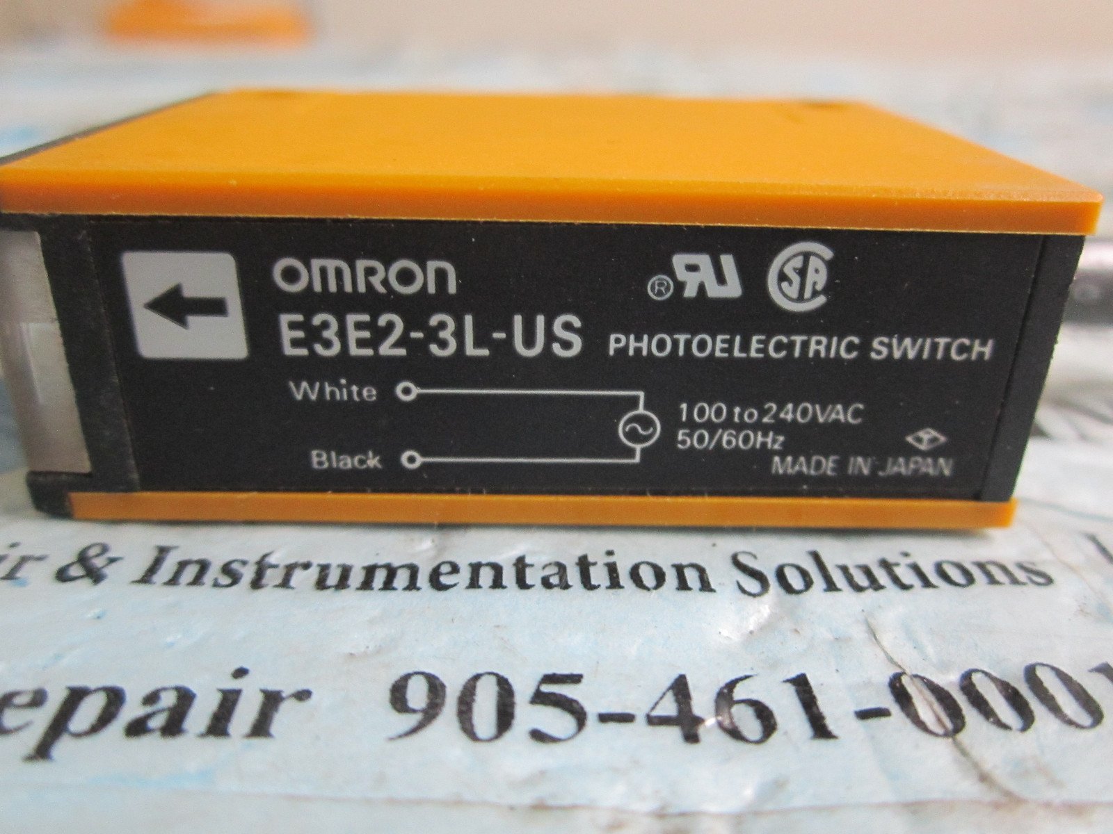 OMRON-E3E2-3L-US-Photo-Electric-Switch-100-240VAC-Fully-Tested-152596469726 OMRON E3E2-3L-US Photo Electric Switch 100-240VAC *Fully Tested* - Image 1