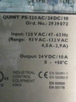 Phoenix Contact Quint-PS-120AC/24DC/10 Quint 10 DC Power Supply 10A 24VDC *Test* - Image 9