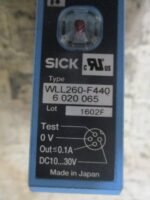 Sick WLL260-F440 Proximity Photelectric Sensor 10-30VDC 0.1A 6 020 065 *Tested* - Image 6