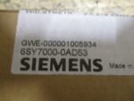 Siemens 6SY7000-0AD53 Symmetric Resistor  Module 3 x 2K2 250W 5% *NEW* - Image 6