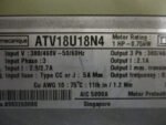 SquareD Telemecanique ATV18U18N4 Altivar18 AC Drive 380/460VAC 1HP/.75kW *Tested - Image 6