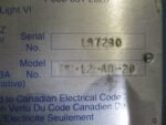 TRIAD TR-12-AB-20 Super Light Safety Curtain 120VAC 7W Tx 12W Rx 3A 120V*Tested* - Image 9