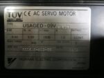 Yaskawa USAGED-09VML21 AC Servo Motor 0.85kW 7.6A 5.39Nm 1500rpm 200V *Tested* - Image 6