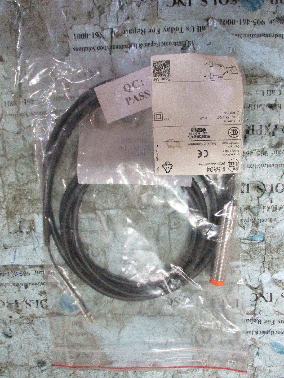 ifm-IF5804-Proximity-Sensor-IFK2004-ARKGPH-10-55VDC-4mm-nf-IFM-IF5804-NEW-154071325826 ifm IF5804 Proximity Sensor IFK2004-ARKG/PH 10-55VDC 4mm nf IFM IF5804 *NEW* - Image 1