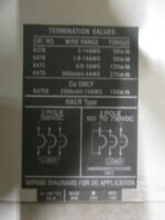 ABB MM00142718 S3L Instantaneous TRIP Circuit Breaker 25A 600VAC 600VDC *Tested* - Image 7