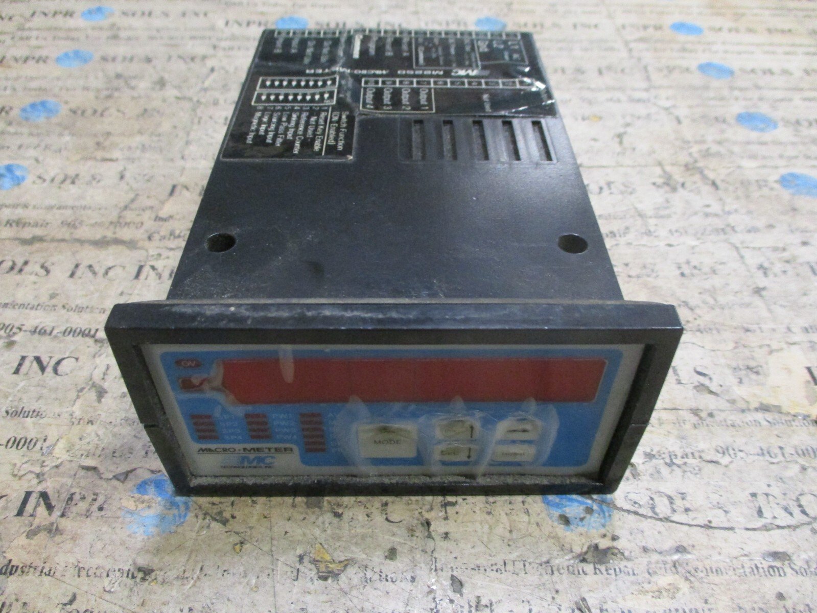 AC-M2250-Autotech-Controls-SMC-M2250-4NN-MACRO-METER-Controller-VACDC-Tested-155503579947 AC M2250 Autotech Controls SMC-M2250-4NN MACRO-METER Controller VAC/DC *Tested* - Image 1