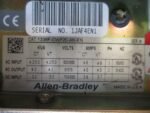 Allen Bradley 1336F-CWF20-AN-EN AC 1336 Drive 600VAC  Ser A 4.2kVA 4Amp *Tested* - Image 8