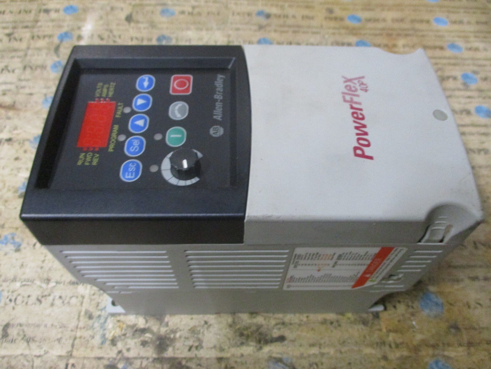 Allen-Bradley-22B-D010N104-Powerflex40-AC-Drive-4kW5HP-360-480VAC-Ser-ATested-167114404007 Allen Bradley 22B-D010N104 Powerflex40 AC Drive 4kW/5HP 360-480VAC Ser A*Tested* - Image 1