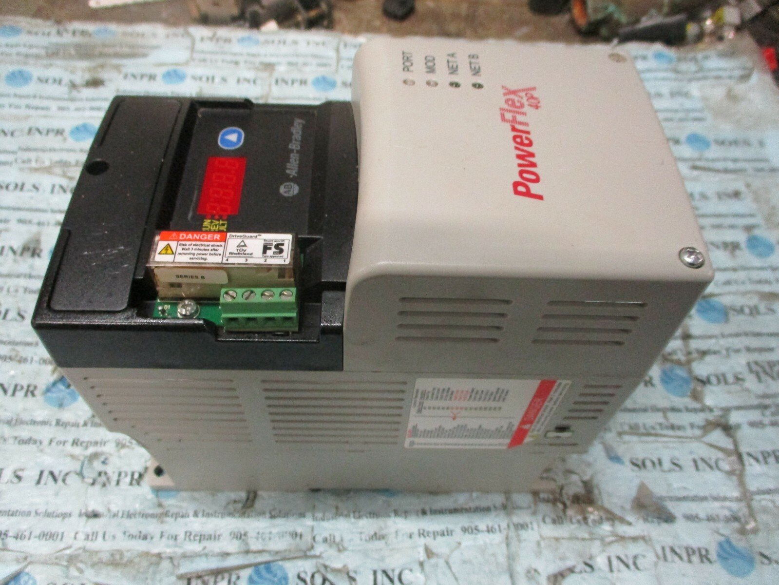 Allen-Bradley-22D-E1P7N104-Powerflex-40P-AC-Drive-75kW1HP-600VAC-Ser-ATested-153854910097 Allen Bradley 22D-E1P7N104 Powerflex 40P AC Drive .75kW/1HP 600VAC Ser A*Tested* - Image 1