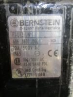 BERNSTEIN F1-U1Z UN Pedestal Foot Switch Pedal 606.1600.006 500VAC 10A *Tested* - Image 9