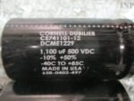 CORNELL DUBILIER CE741101-12 Capacitor DCME1229 1100 uF 500VDC *TESTED LOT OF 2* - Image 6