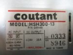 Coutant HSH300-13 DC Power Supply P/N G90480 24VDC 300W 16A 115/230VAC *Tested* - Image 6