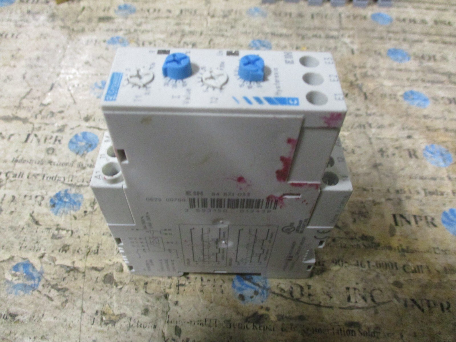 Crouzet-EIH-84871033-Control-Relay-13HP-250VAC-EIH-84-871-033-Relay-Tested-166074651157 Crouzet EIH 84871033 Control Relay 1/3HP 250VAC EIH 84 871 033 Relay *Tested* - Image 1