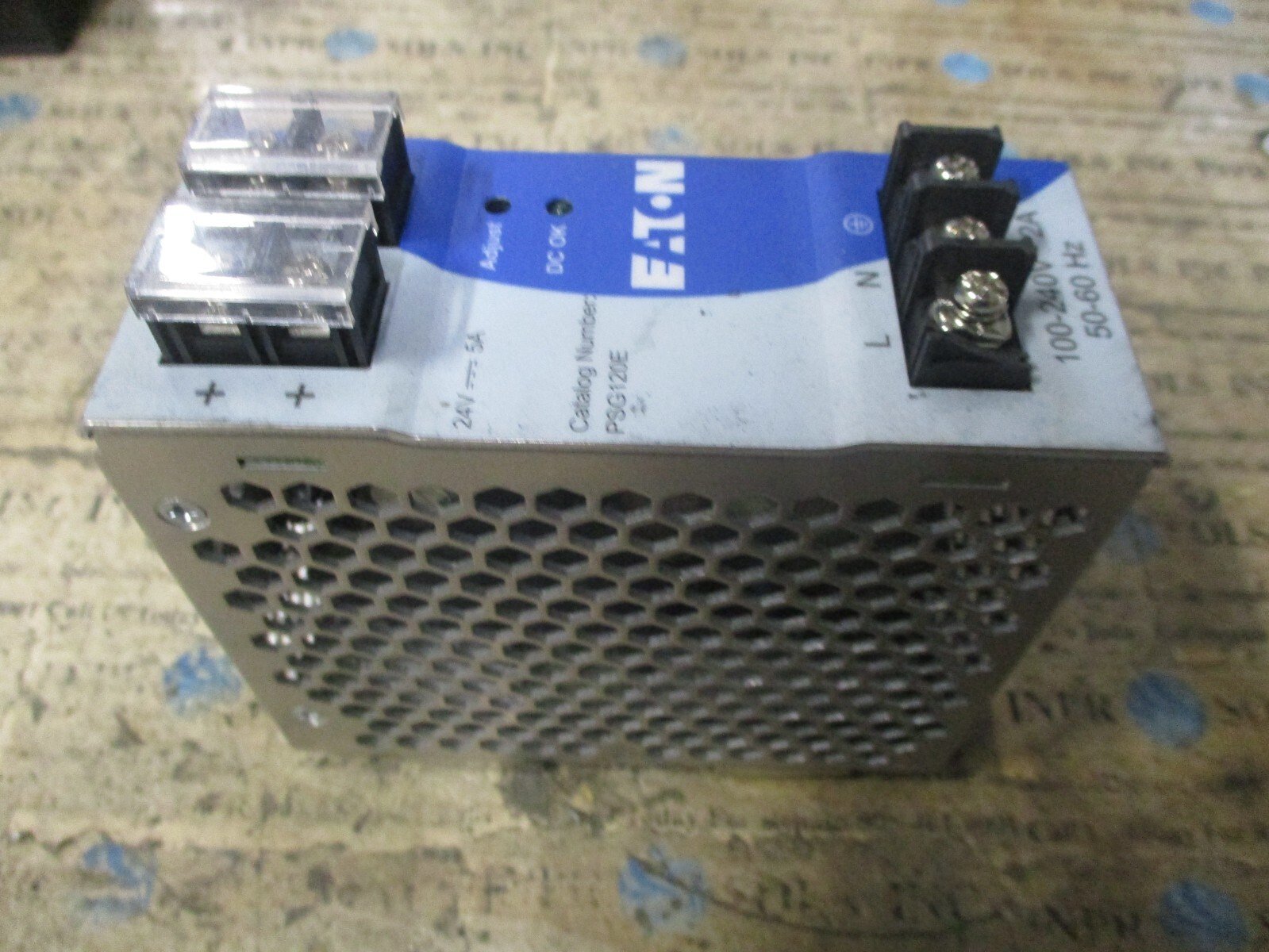 EATON-PSG120E-DC-Power-Supply-PSG120E-A1-100-240VAC-24VDC-5A-Tested-155691788527 EATON PSG120E DC Power Supply PSG120E-A1 100-240VAC 24VDC 5A *Tested* - Image 1