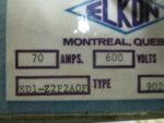 ELKON SD1-Z2F2A0F 3-Phase Thyristor Controller Module 600VAC 70Amp *Tested* - Image 10