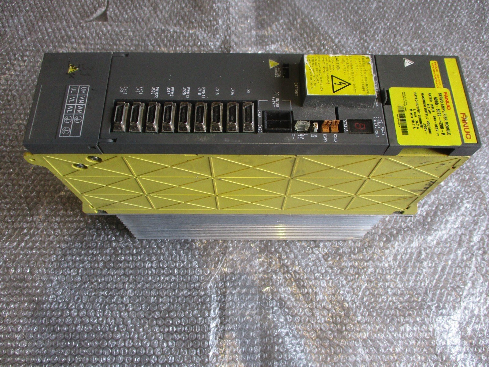 FANUC-A06B-6079-H208-R-Servo-Amplifier-Module-95kW-125A-Ser-E-325VDC-155057176207 FANUC A06B-6079-H208-R Servo Amplifier Module 9.5kW 12.5A Ser E 325VDC - Image 1