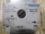 FESTO LFR-D-7-5M-MIDI-A-SA Filter Regulator P1: 12bar 175psi 1.2MPa *Tested* - Image 8