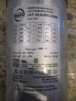 FRAKO LKT 25.0-600-DD60 AC Power Capacitor 25kvar 600VAC 24.1A 3x61.5uF *Tested* - Image 6
