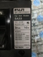 FUJI SA33 Auto Breaker 3Pole 10Amp 220VAC 5kA 600VAC FUJI Auto Breaker *TESTED* - Image 7
