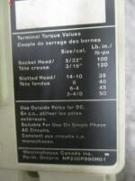 GE Westinghouse HMCP003A0C Ser. C Circuit AC Breaker 3A 600VAC 250DC 3P *Tested* - Image 6
