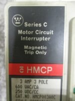 GE Westinghouse HMCP003A0C Ser. C Circuit AC Breaker 3A 600VAC 250DC 3P *Tested* - Image 7