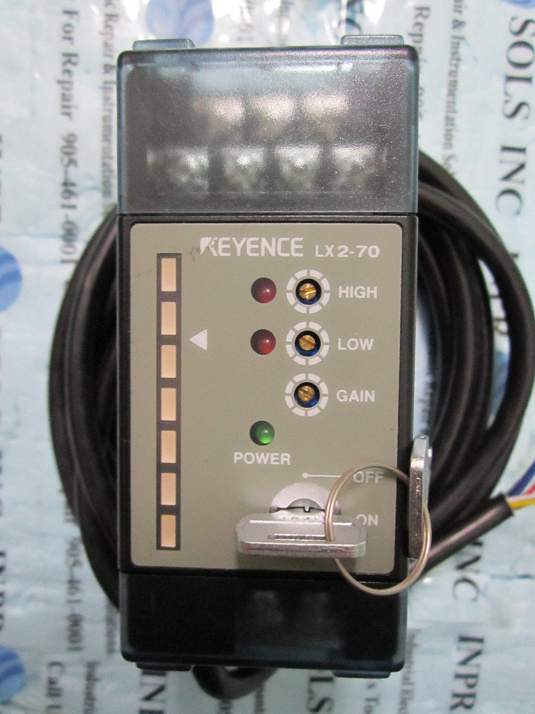 Keyence-LX2-70-Photoelectric-Laser-beam-Amplifier-Tested-160650409457 Keyence LX2-70 Photoelectric Laser beam Amplifier *Tested* - Image 1