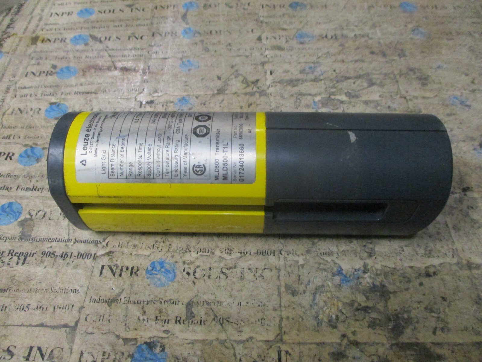 Leuze-MLD500-T1L-MLD500-Transmitter-05-70m-24VDC-50mA-PN-66502000-Tested-156892751567 Leuze MLD500-T1L MLD500 Transmitter 0.5-70m 24VDC 50mA P/N 66502000 *Tested* - Image 1