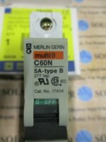 Merlin Gerin MG17404 Cat # 17404 Multi9 C60N Breaker 5A 1 pole Breaker *NEW* - Image 6