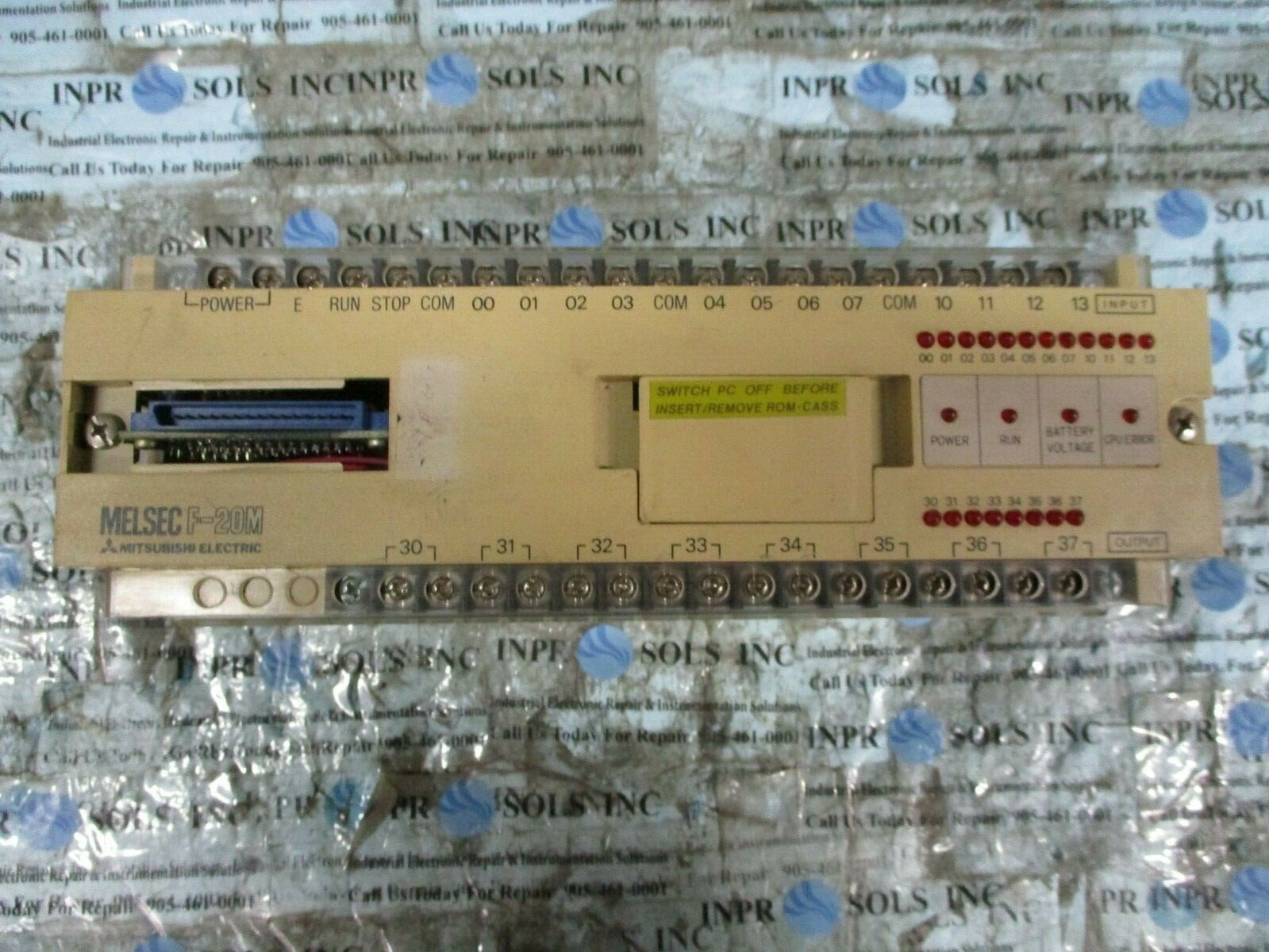 Mitsubishi-F-20MR-U1-MELSEC-F-20M-Programmable-Controller-110120VAC-Tested-164673385787 Mitsubishi F-20MR-U1 MELSEC F-20M Programmable Controller 110/120VAC *Tested* - Image 1