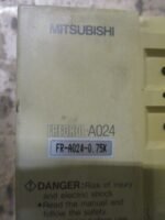 Mitsubishi FR-A024-0.75K Freqrol-A024 Inverter VFD 0.4kW 3PH 200-230VAC *Tested* - Image 4