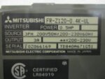 Mitsubishi FR-Z120-0.4K-UL Freqrol AC Inverter 200-230VAC 0.5HP 3A *Missing Top* - Image 6
