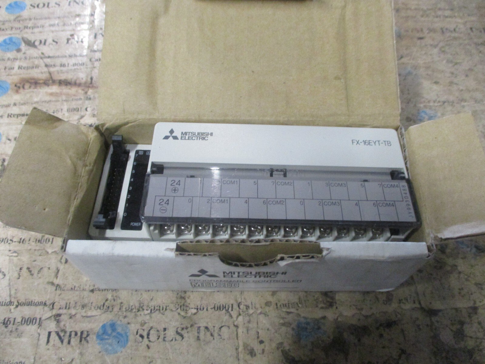Mitsubishi-FX-16EYT-TB-MELSEC-Programmable-Controller-24VDC-05A-NEW-166881728217 Mitsubishi FX-16EYT-TB MELSEC Programmable Controller 24VDC 0.5A *NEW* - Image 1