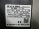 Mitsubishi HF-KN43J-S100 AC Servo Motor 3000rpm 400Watt 101V 2.7A *Tested* - Image 7