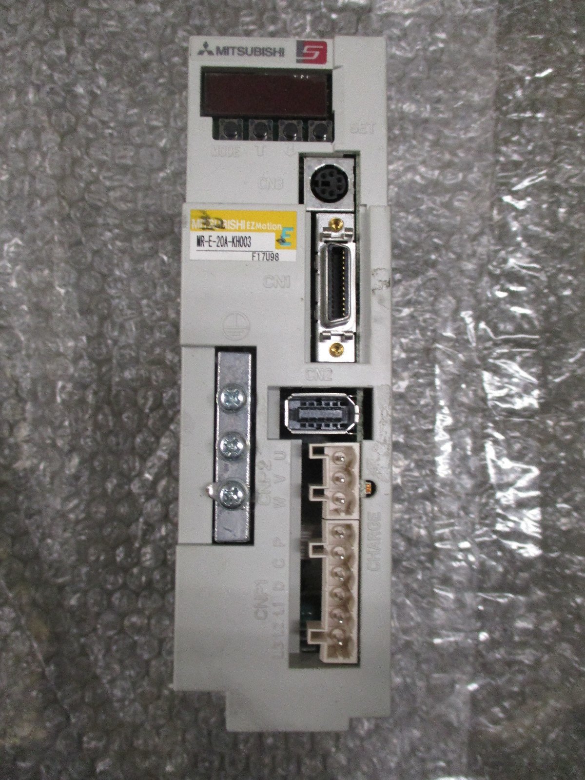 Mitsubishi-MR-E-20A-KH003-AC-Servo-Drive-200-230VAC-200Watt-11A-Fully-Tested-163347521887 Mitsubishi MR-E-20A-KH003 AC Servo Drive 200-230VAC 200Watt 1.1A *Fully Tested* - Image 1