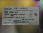 Omron CQM1-PA206 CQM1 Power Supply Unit 100-240VAC 5VDC 6A 24VDC 0.5A *Tested* - Image 4