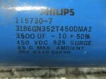 Philips 3186GN352T450DMA2 Capacitor 115730-7 3500uF 450VDC 362-933956699 *TESTED - Image 7