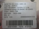 Phoenix Contact QUNIT-PS-100-240AC/24DC/20 DC Power Supply OUT 24VDC 20A*Tested* - Image 7