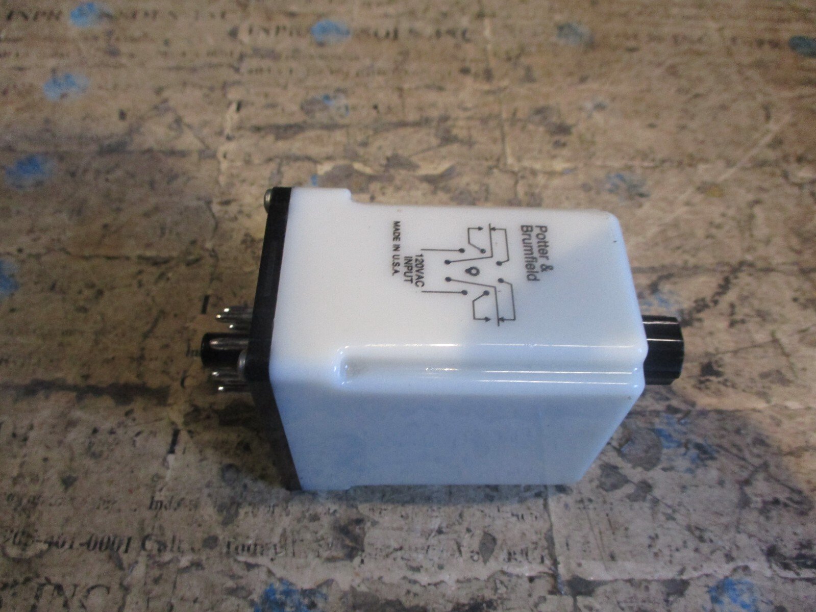Potter-Brumfield-CKB-38-70010-Time-Delay-relay-Adjustable-01-10s-120VTested-156482282807 Potter & Brumfield CKB-38-70010 Time Delay relay Adjustable 0.1-10s 120V*Tested* - Image 1