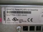 Siemens 6AV7753-1CB01-0AA0 Simatic Panel PC 870 V2 Decentral PC 230VAC *Tested* - Image 9