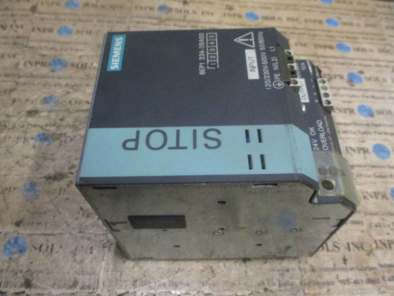 Siemens-6EP1334-3BA00-SITOP-DC-Power-Supply-120230-500VAC-24VDC-10A-Tested-166361206997 Siemens 6EP1334-3BA00 SITOP DC Power Supply 120/230-500VAC 24VDC 10A *Tested* - Image 1