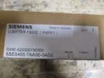Siemens 6SE6400-7AA00-0AG0 Cooling Fan PAPST 12-25VDC 458mA *NEW* - Image 5