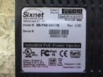 Sixnet EB-PSE-24V-1B Industrial PoE Power Injector 18-30VDC Rev 2.00 *Tested* - Image 5