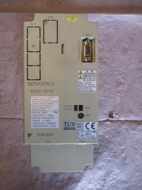 Yaskawa-SGDB-05VD-Servopack-AC-Servo-Drive-450W-060HP-200-230V-3-Phase-Tested-168353457287 Yaskawa SGDB-05VD Servopack AC Servo Drive 450W 0.60HP 200-230V 3-Phase *Tested* - Image 1