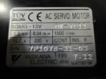 Yaskawa SGMG-13V6W-YG11 AC Servo Motor 1.3kW 16.7A 8.34Nm 1500rpm 200V *Tested* - Image 7