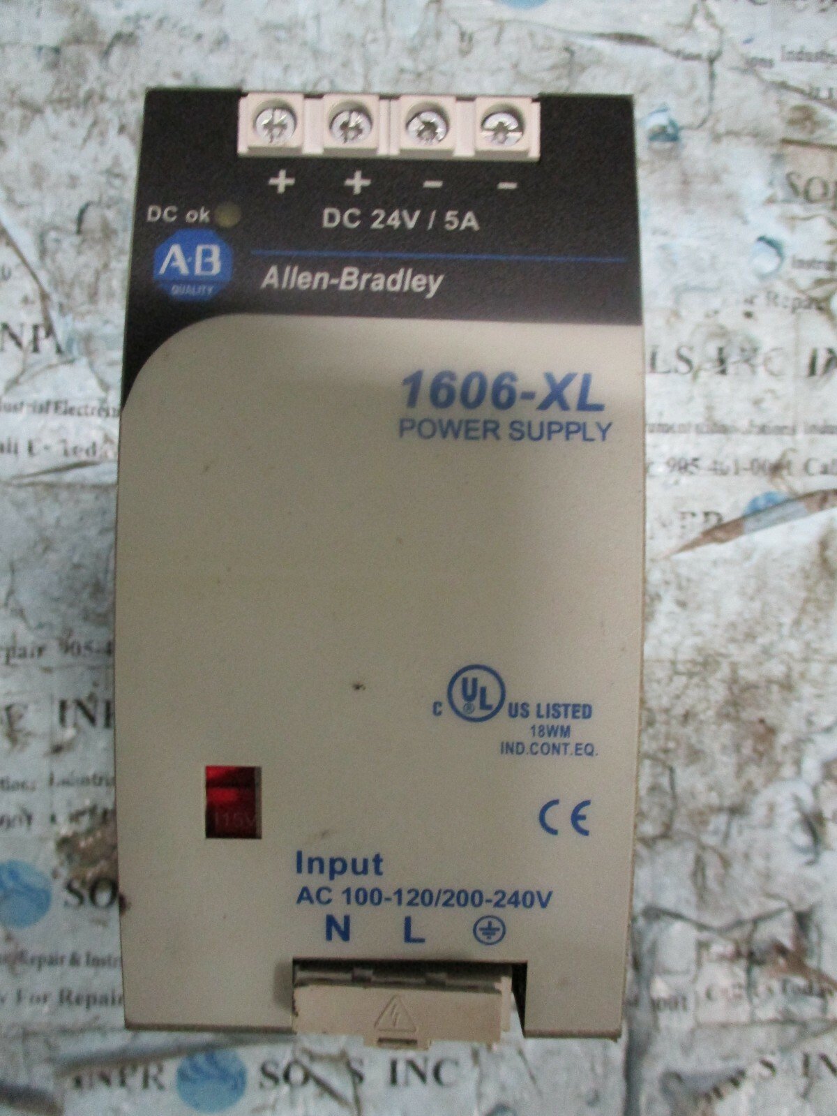 Allen-Bradley-1606-XL120D-DC-Power-supply-100-120200-240VAC-24VDC-5A-A-Tested-164118903698 Allen Bradley 1606-XL120D DC Power supply 100-120/200-240VAC 24VDC 5A A *Tested* - Image 1