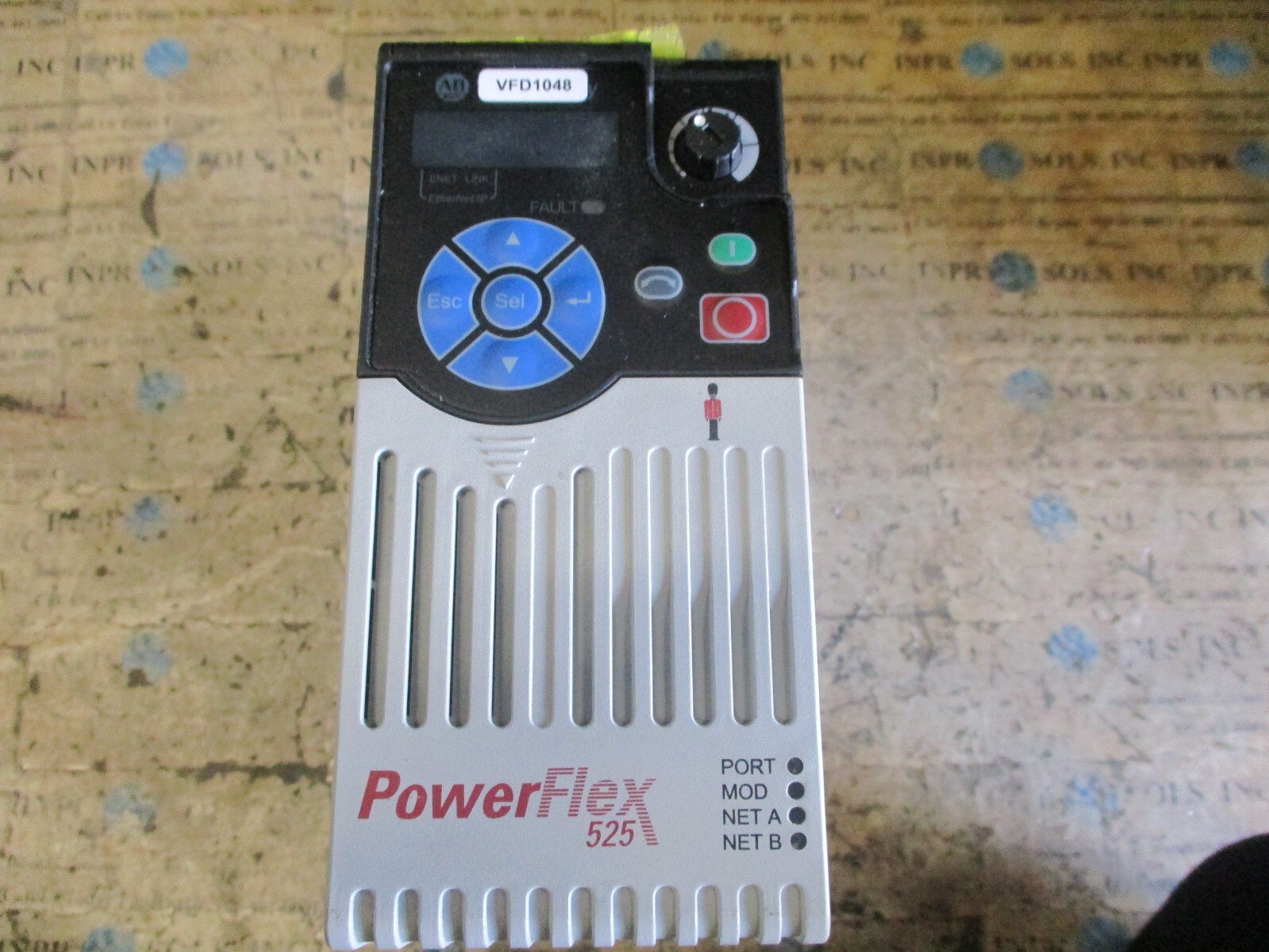 Allen-Bradley-25B-E0P9N104-Powerflex-525-AC-Drive-600VAC-04kW05HP-A-Tested-166875069578 Allen Bradley 25B-E0P9N104 Powerflex 525 AC Drive 600VAC 0.4kW/0.5HP A *Tested* - Image 1