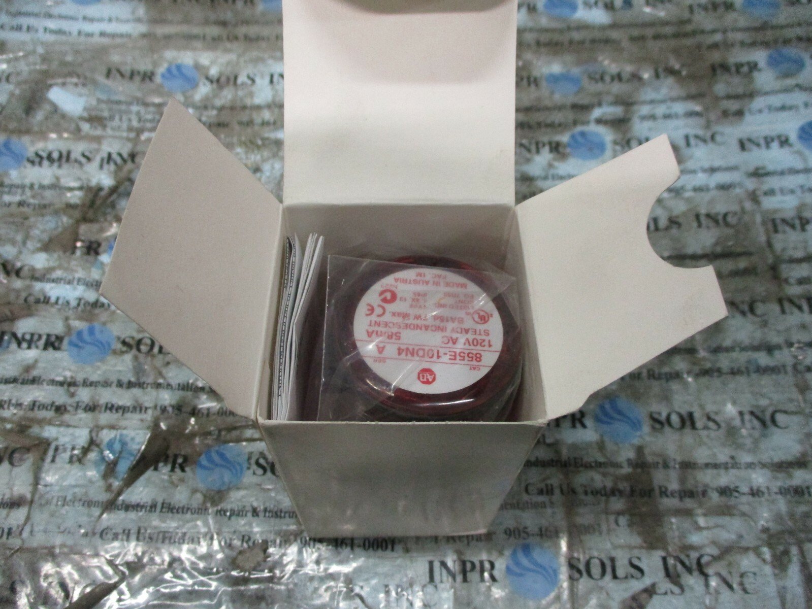 Allen-Bradley-855E-10DN4-Steady-Incandescent-RED-120VAC-58mA-Ser-A-NEW-164892173408 Allen Bradley 855E-10DN4 Steady Incandescent RED 120VAC 58mA Ser A *NEW* - Image 1