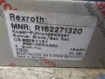 Bosch Rexroth R162271320 Kugel Runner Block / Ball Rall CS: BEFETTET *NEW* - Image 6