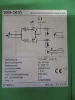 Contech STBE02  Relay module Sicherheitstemperaturebegrenzer 115VAC 4A *Tested* - Image 6